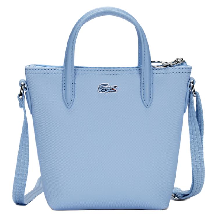 

Lacoste Trendy Versatile PVC Shoulder Crossbody Bag Small Women bags Blue NF4822SJ-N99 Blue,Small