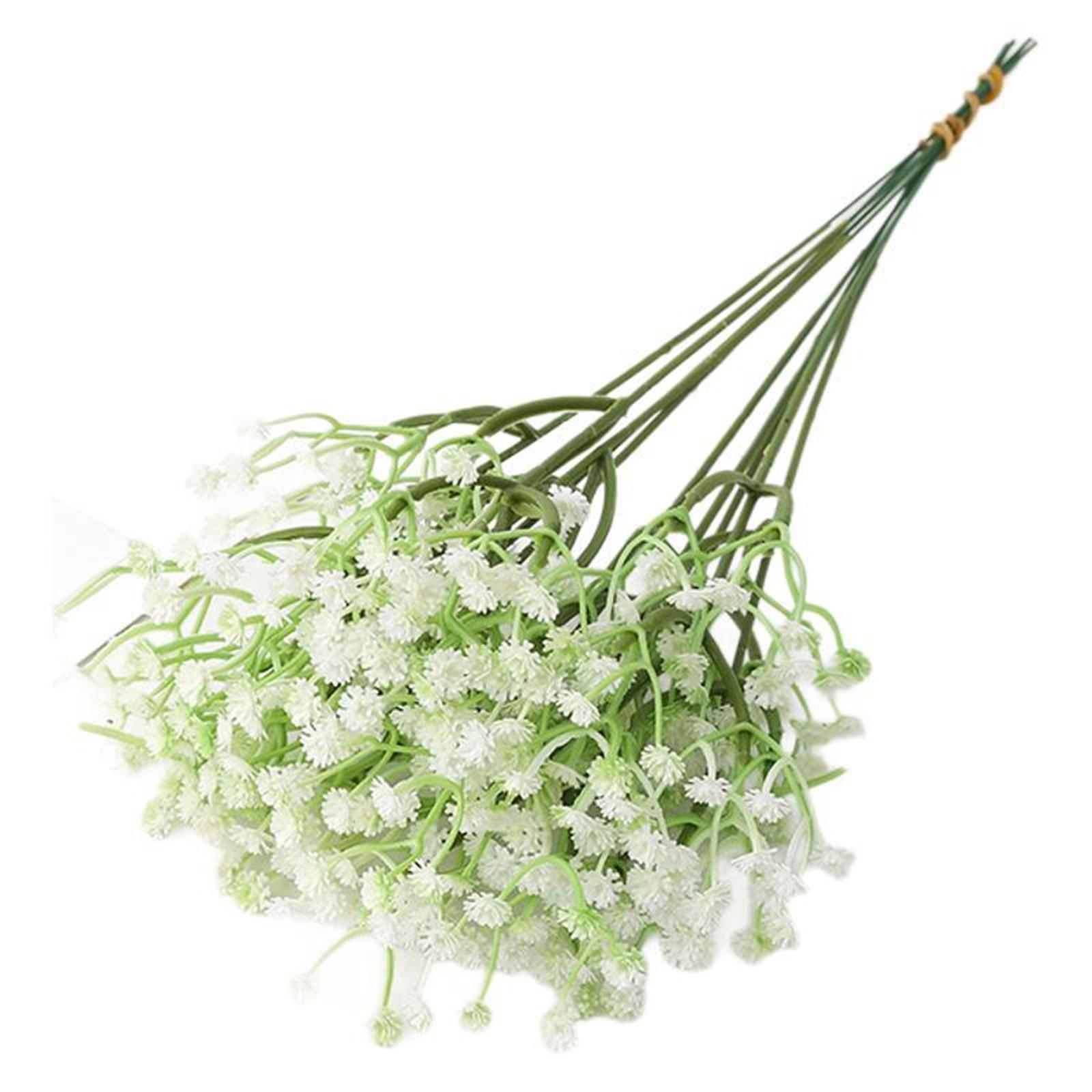 

10 шт. искусственных цветов Baby Breath Flower искусственная гипсофила для свадебной вечеринки украшение дома цветочные букеты DIY аксессуары