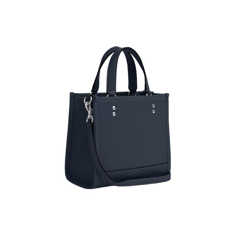 COACH handbag Dempsey 22 solid color detachable shoulder strap with snap buckle, pebbled leather, music bag, tote bag, tote bag, shopping bag