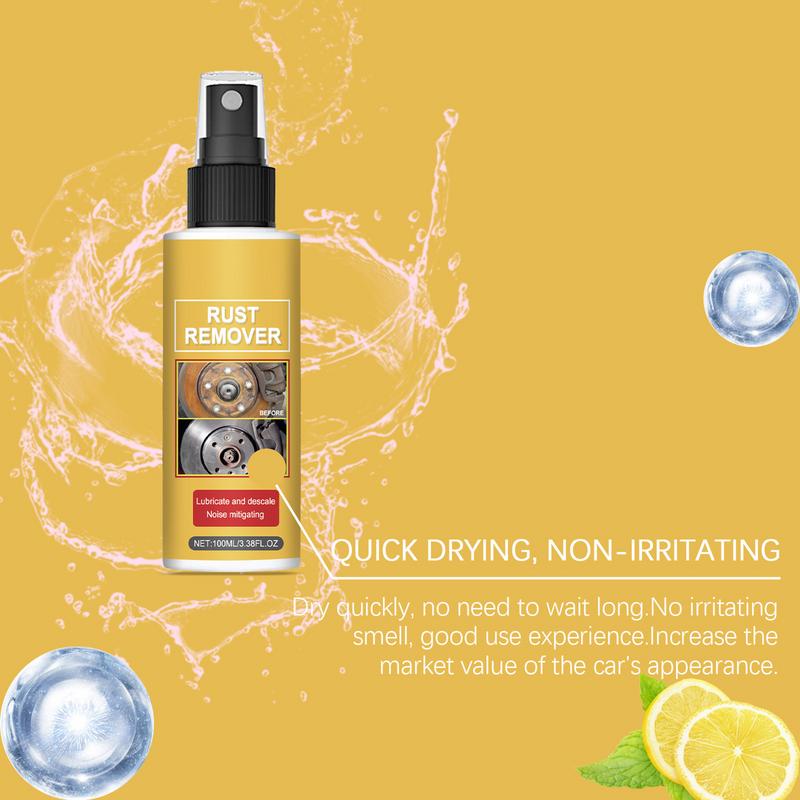 Spray pentru îndepărtarea ruginii metalelor pentru protecție împotriva ruginii Spray lubrifiant multifuncțional 100 ml Produs de curățare și balsam pentru îndepărtarea grăsimilor de rugină