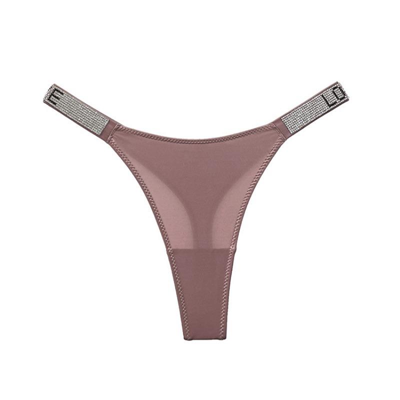 Damen Frühling und Sommer Buchstabenbohrung Sexy Fitness Sport String Unterwäsche