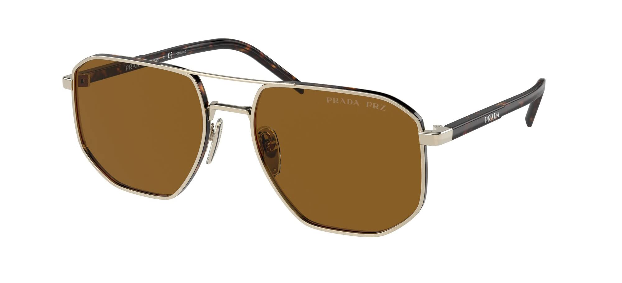 

Sunglasses Prada PR 59 YS ZVN5Y1 Pale Pale Gold, Gold, 57/18/145