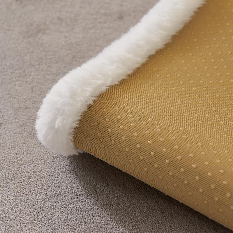 Thickened Milk Fleece Sofa Cushion Winter Small Fresh Plush Seat Cushion  New Non-Slip Sofa Cover Cover Cloth Towel