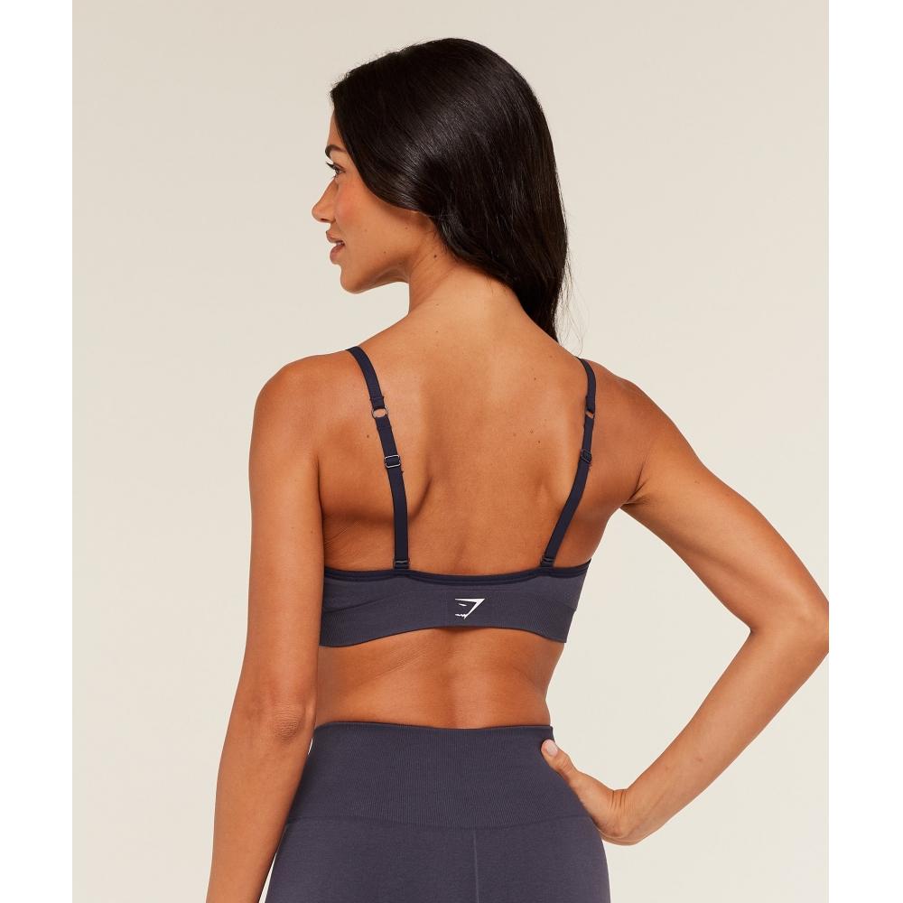 Gymshark Vital Sports Bra Midnight Purple Marl B5c7s Pcd7