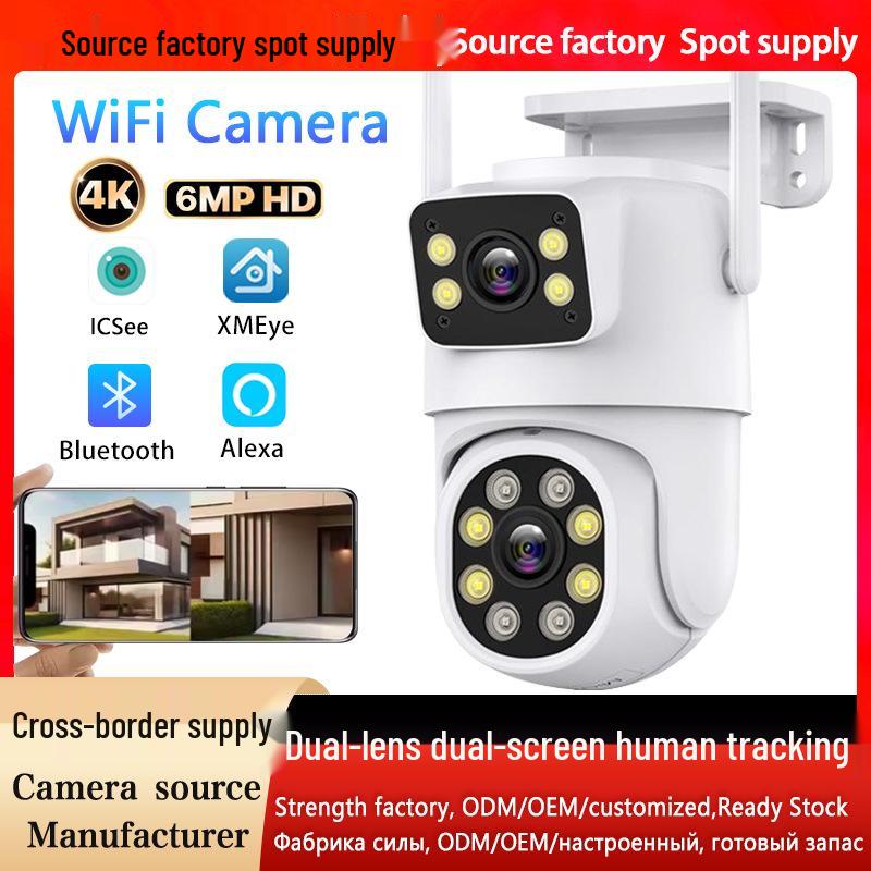 5G Dual Lens Outdoor WiFi Camera with HD Quality
