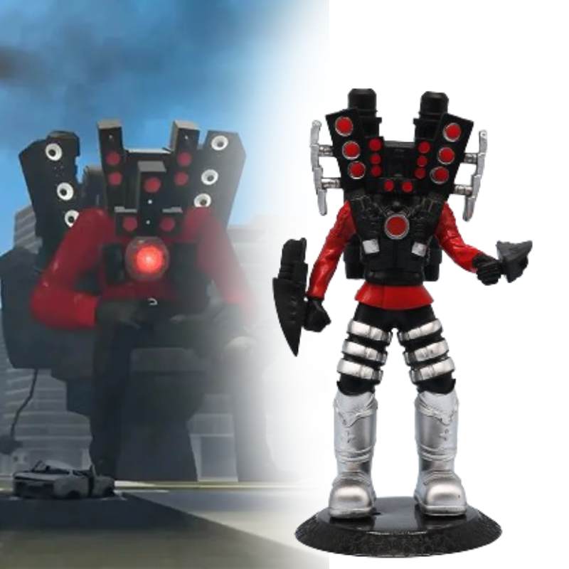 Toaletă Titan Skibidi Speakerman Cameraman Model Jucărie Păpușă Personaj de Desene Animate Joc