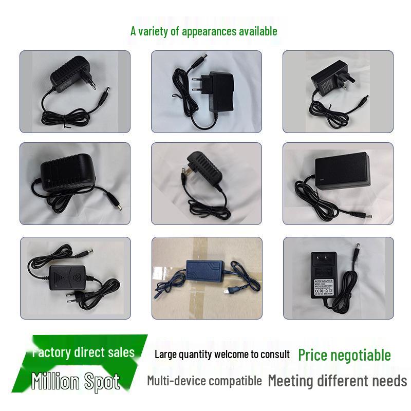 4.2V 1A Lithium Battery Charger for Headlamp, Flashlight, Fishing Light, Stall Light, Spotlight, Compatible with 3.7V Batteries