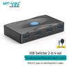 MT-viki USB 3.0 2-Port KVM Switch with 4-Port Hub