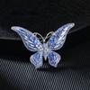 Fashion Full Zircon Butterfly Brooch For Women Luxurious Animal Corsage Pins Wedding Party Clothing Accessories Jewelry Gifts