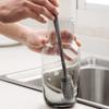 Silicone Cup Brush Scrubber Glass Cleaner Kitchen Cleaning Tool Long Handle Drink Wineglass Bottle