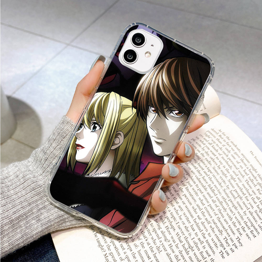 

Чехол для Samsung A04 A14 A23 A34 A54 M23 M33 M52 M53 Realme 10 9 C30S C35 C55 VIVO Y02S Y21 Y51 X80 Pro Прозрачный чехол WI45 Тетрадь смерти Samsung M33 5G бездна