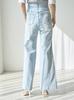 Stretch flare denim pants SWFP252179LBLU1