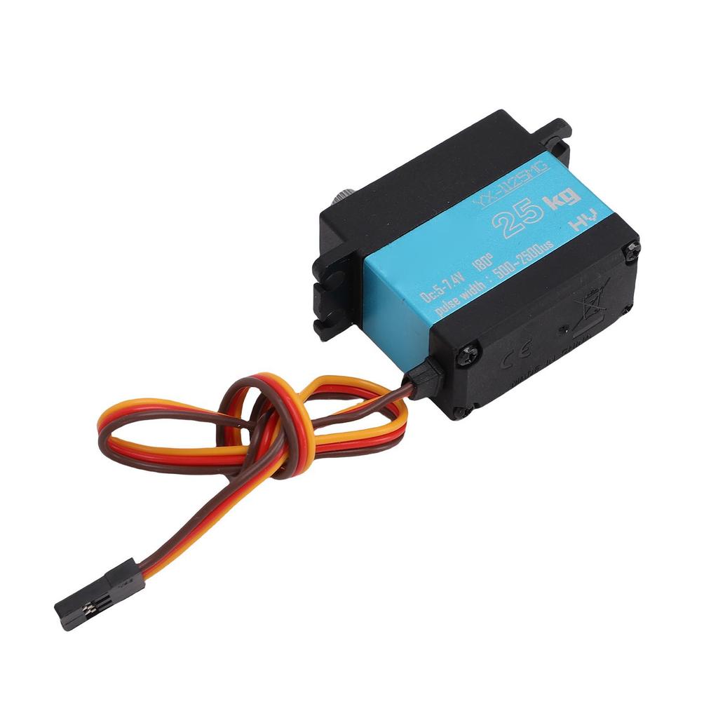 Digital Servo 25KG High Torsion 0 180 Degree Rotatable for 1 8 1 10 RC Crawler Car RV