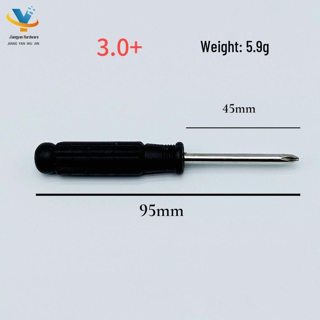 3.0/4.0 Cross Black Transparent 2-inch Screwdriver for Furniture, Toys, and Appliances