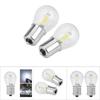 Pair of 1156 Glass Strobe COB LED Car Turn Signal Reverse Light Tail Brake Bulb White Light