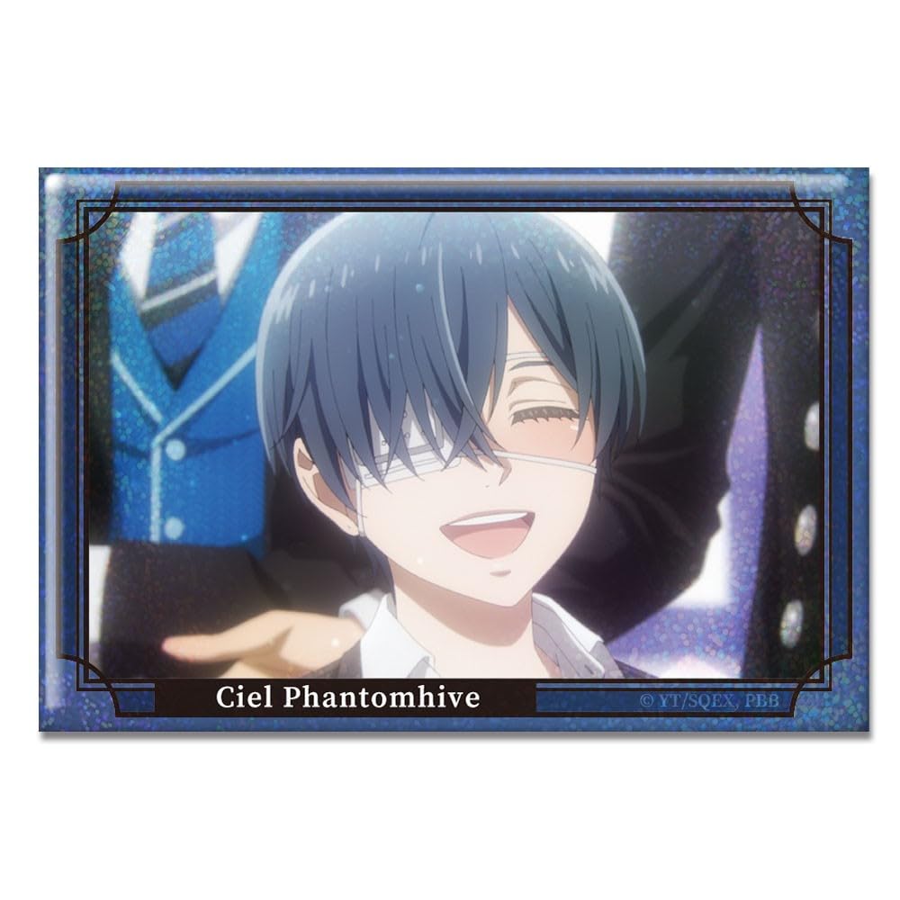 

Значок-баночка из голограммы школы Черного дворецкого Ciel Phantomhive D - Boarding Edition- HBAN-K007-m11