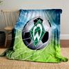 Soccer Theme Designed Flannel blanket for bedroom, living room, sofa, and nap