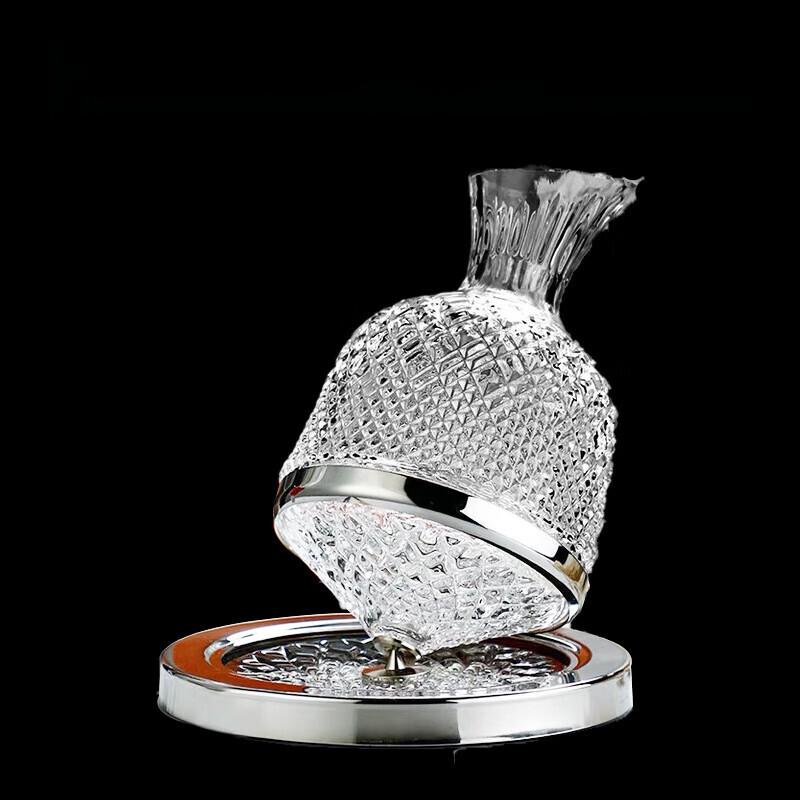 Shangqi Gold Diamond Wine Decanter & Glass Set