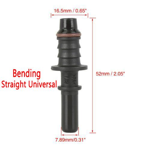 

Нейлоновая топливная линия, резиновый шланговый соединитель 7,89/9,89/11,8, автомобильный топливный шланг, быстроразъемный соединительный разъем