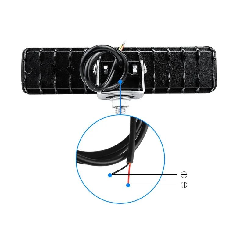 72W Automotive Work Lights LED Strip 4x4 24 LED Engineering Auxiliary Lights for Motorcycle Dirt Bike Auto Accessories