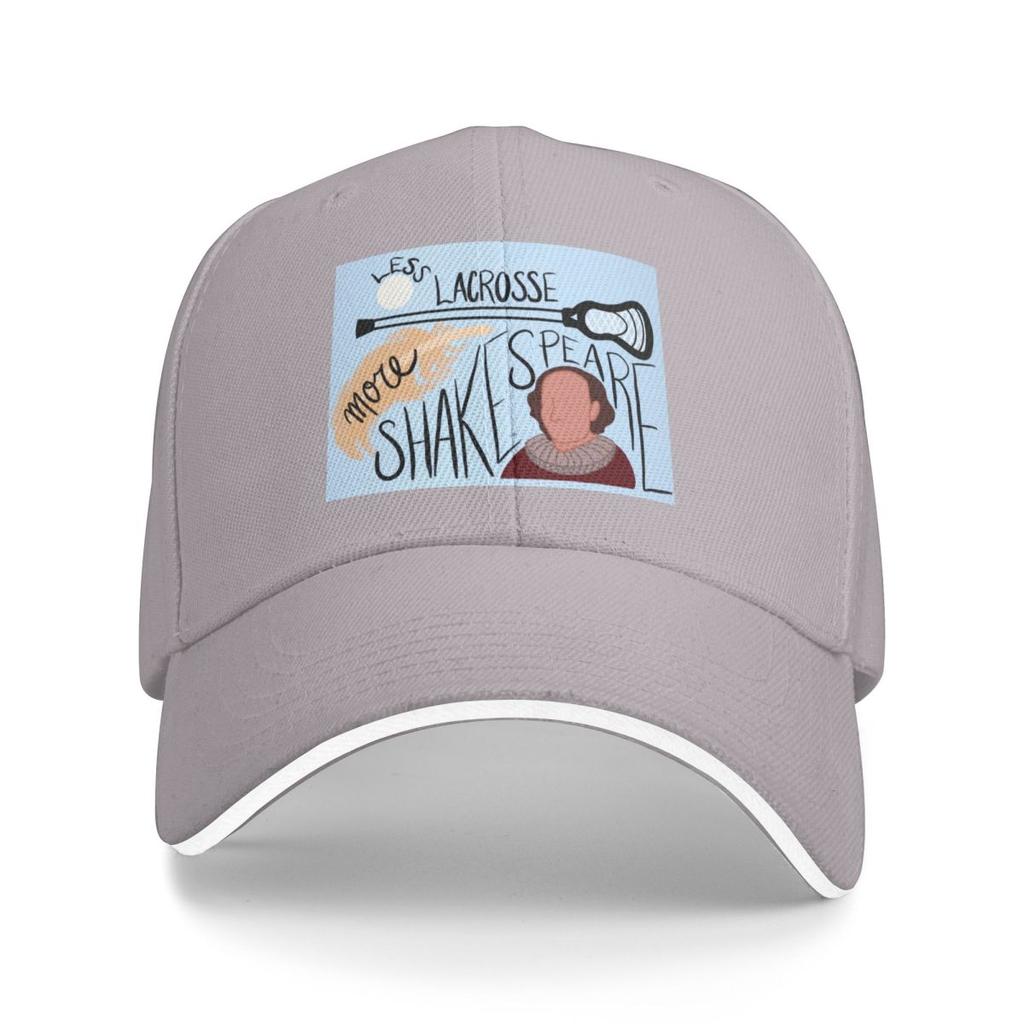 Less Lacrosse More Shakespeare Baseball Cap Hat Man For The Sun Military Tactical Fashionable Wild Ball S Women Mens
