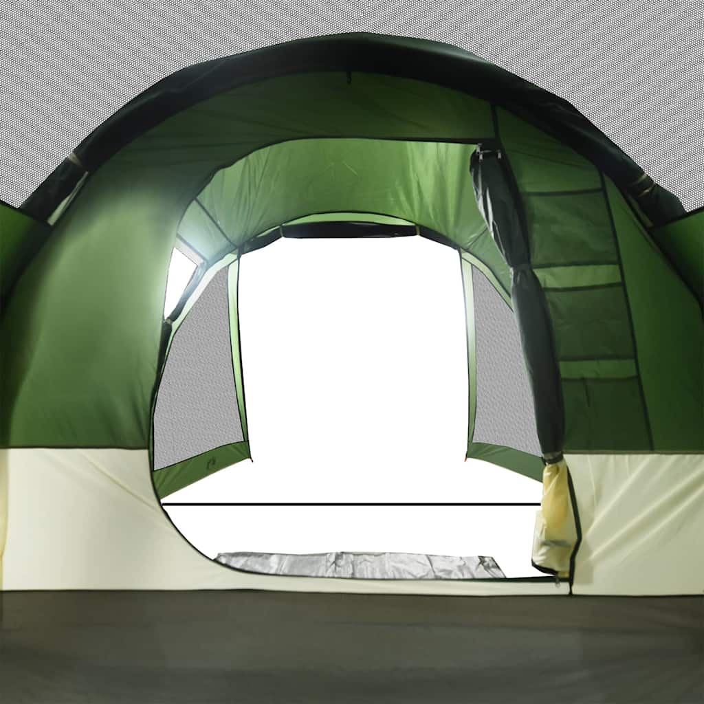 Tunnel Tent for 4 Persons Green Waterproof