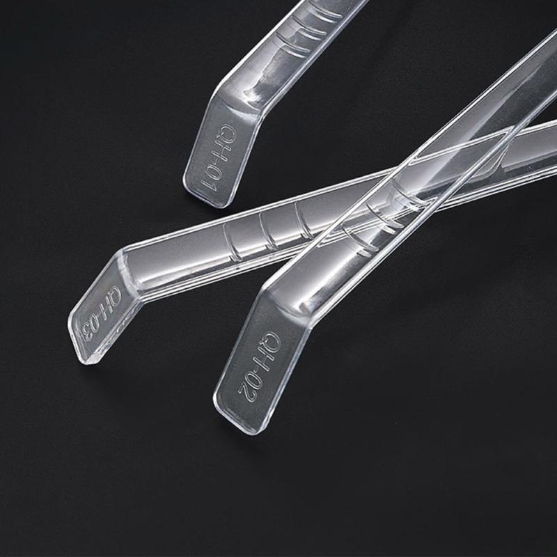 5Pcs Clear Plastic Long Handle Mini Ladles For Sauces Dressings Soup Large Capacity Party Catering Supplies