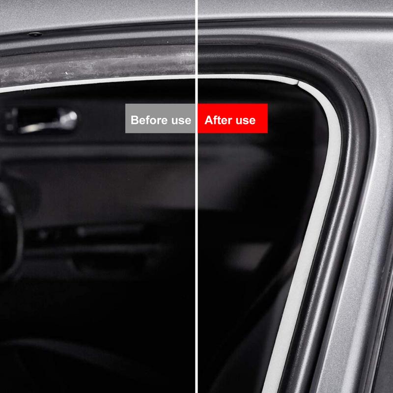 100ml Car Rubber Conditioner Rubber Strip Maintenance Agent Softening Agent Eliminates Noise Rubber Cleaner For Car SUV Vehicle