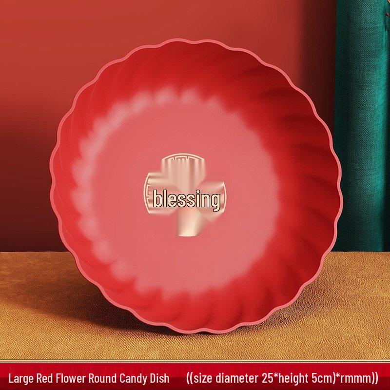 ZISIZ Wedding Red Auspicious Candy & Snack Tray