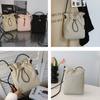 Purse Drawstring Canvas Bag Crossbody Bag Mobile Phone Bag Cute Nylon Shoulder Bag  Office Worker