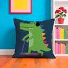 Geometric Animal Pattern Pillow Case Pillow Case Plush Fabric Soft Double Sided Print Home Sofa High Quality Cushion