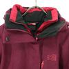 Millet One Point Logo Long Sleeve 3way Mountain Parka XS Red Women Used