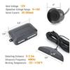 Car Auto 4Parking Backup Sensors Kit LED Display Reverse Rear Radar Sound System