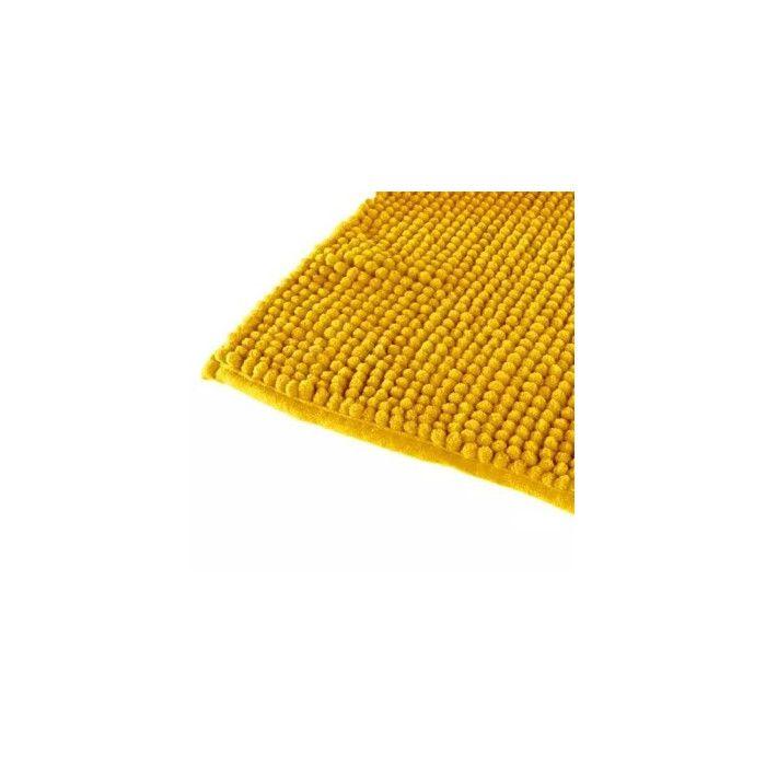 "Chenille" Bath Mat 50 X 80 Cm Atmosphera - Yellow Chenille