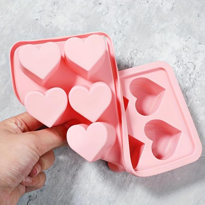 Sommer Eis am Stiel Maker Herzförmige Silikon Eiswürfelformen für DIY Liebesherz Eiswürfel Schokoladen Süßigkeitenform Bpa für Cocktails