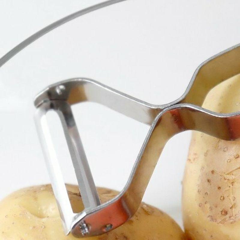 kamomekitchen all stainless steel potato peeler