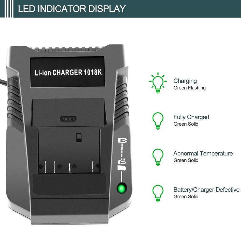 Smart Fast Chargers Power Tool Battery Replacement Chargers With LCD Display For Bosch 14.4V 18V Battery BAT614 BAT609 BAT618