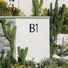 UV Resistant House Numbers 5-Inch for Outside Zinc Alloy Floating Address with Rust-proof Mounting Screws Modern Black Metal Door Mailbox