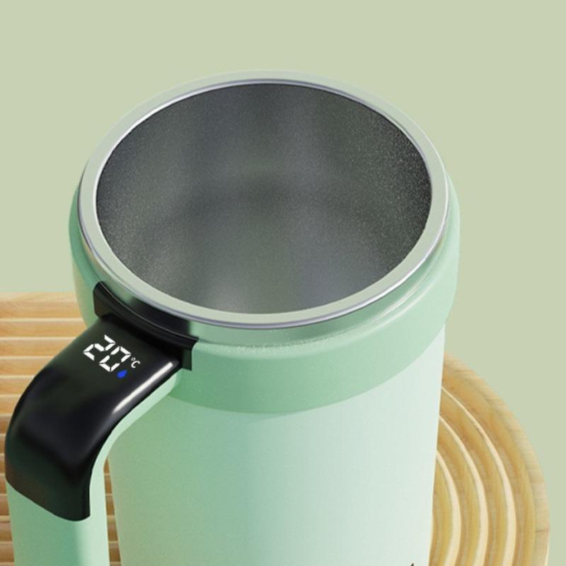 Smart Temperature Control Magnetic Auto Stirring Cup Electric Portable Coffee Mug Shaker Bottle Fitness Protein Mixer Cup