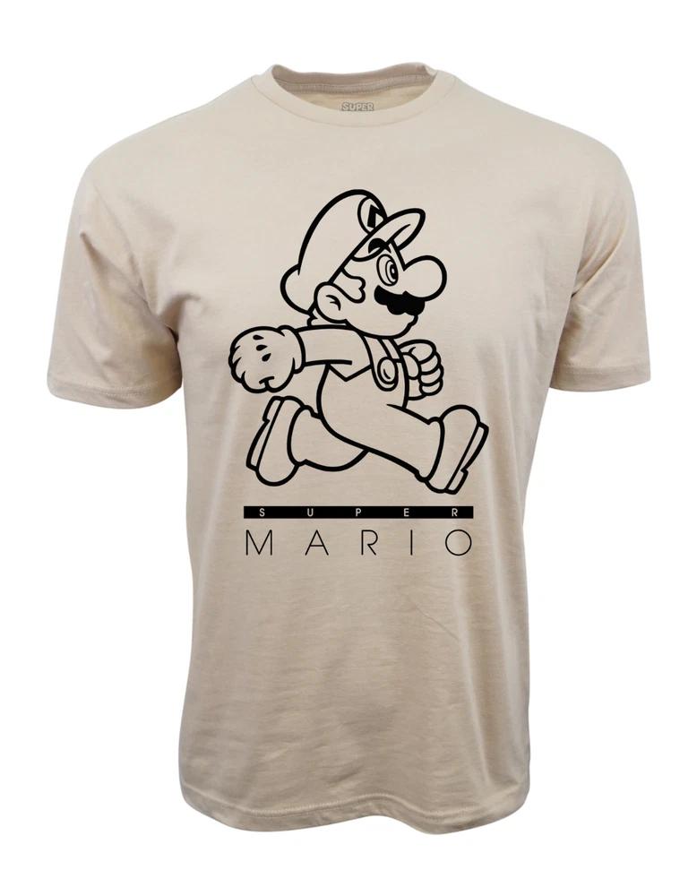 Mario Graphic T Shirt Sand S