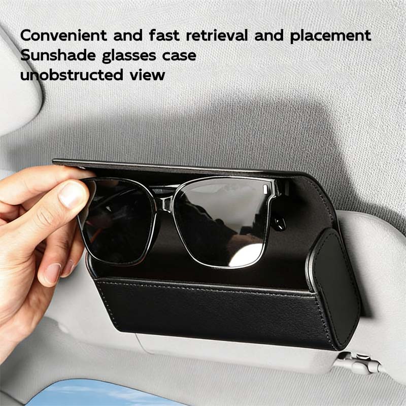 AMU1 Tesla Model Y Juniper Tesla Model 3 S X Highland Body Kit interior Accessories Car Sunglasses Glasses Holder Glasses Case Clip