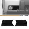 2PC Smoked Black Front Fog Light Guard Cover Trim Overlay For 4Runner 2010-2013