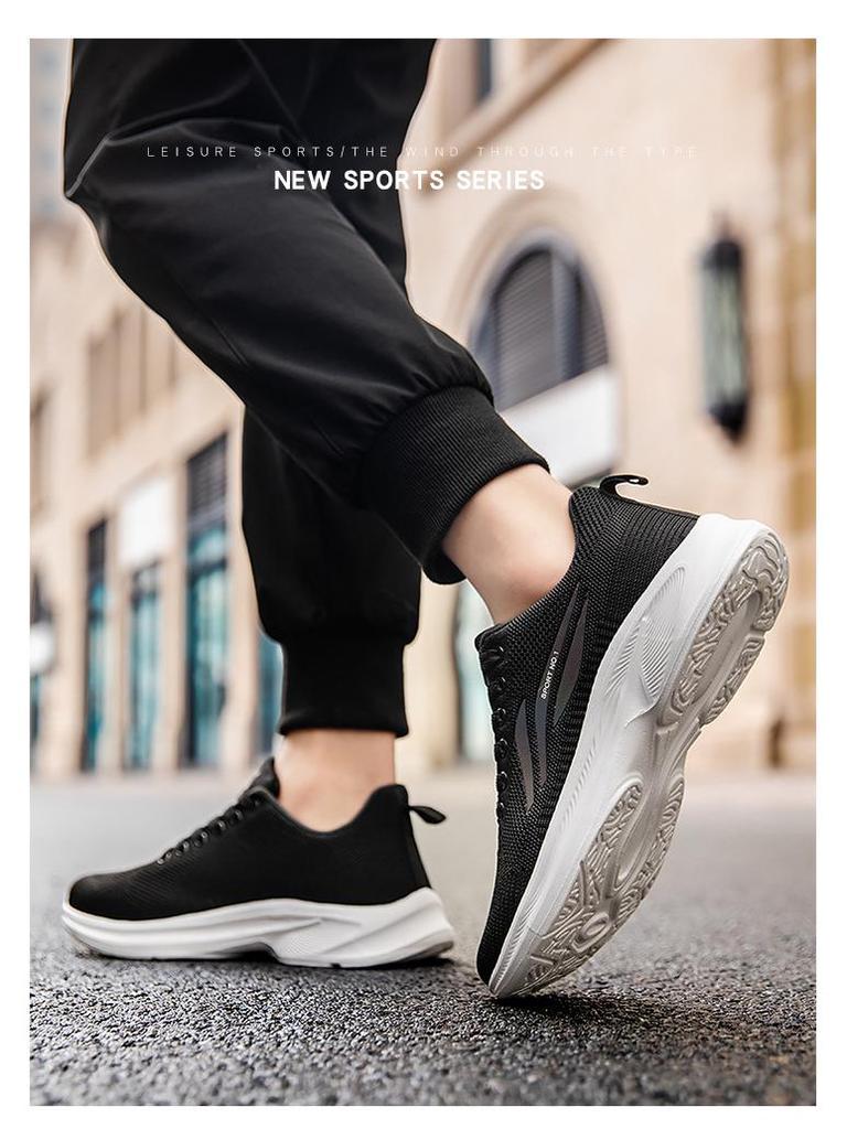 Men's Large Size Breathable Sports Casual Shoes (Sizes 45-48)