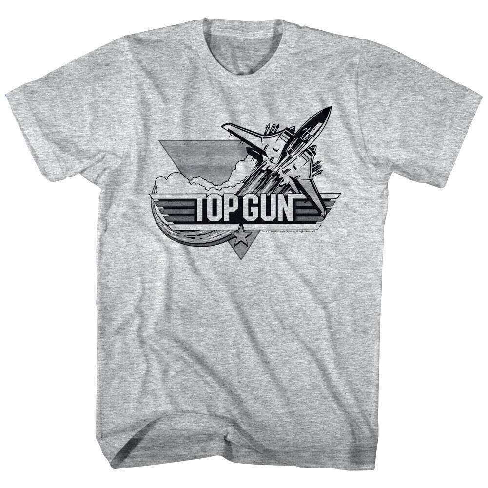 Top Gun F14 Fighter Jet Logo Men T Shirt XXXL