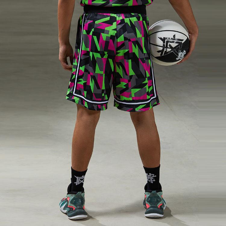 Anta Color Block Breathable Basketball Jersey And Shorts Set Men Sportswear Multicolor 152021202-4