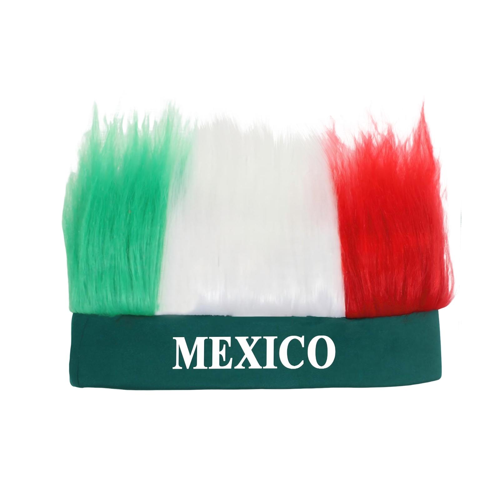 Fan Wigs, Flag Color Headbands, Football Game Cheering Props, Headwear One Size