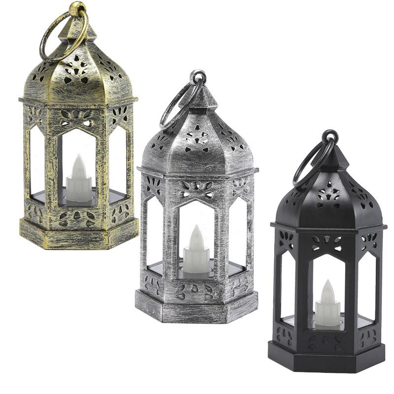 European Retro Plastic Style Portable Electronic Wax Stand for Home and Restaurant Holiday Decoration
