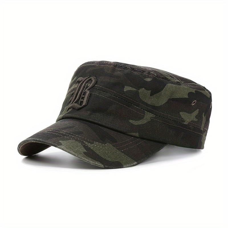 1Pc Outdoor Flat Top Camouflage Baseball Cap, Men'S Fashion Sun Hat