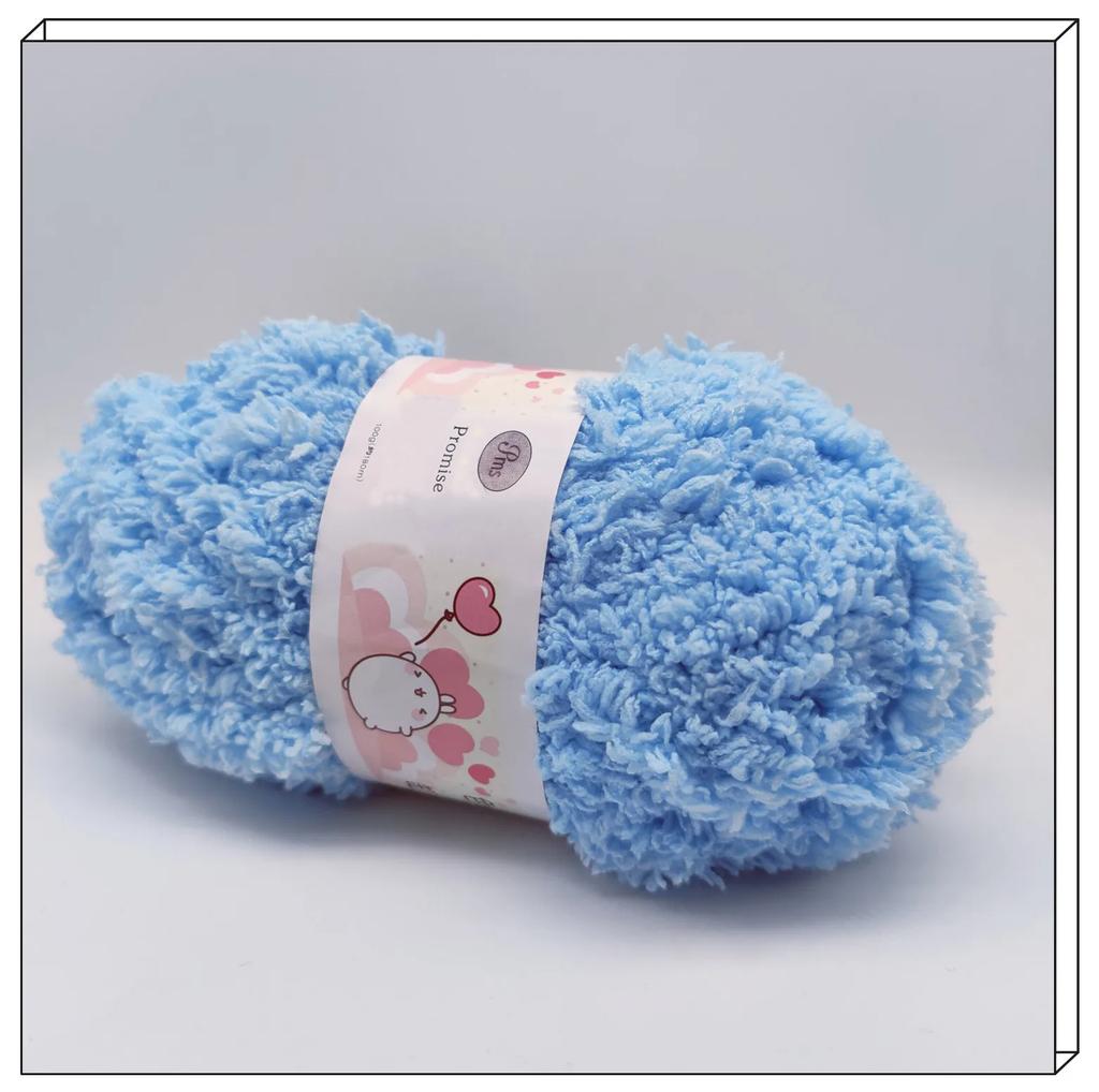 50g Colorful Single Strand Coral Plush Coarse Plush Handwoven DIY Scarf Hat Sweater Blanket Thread