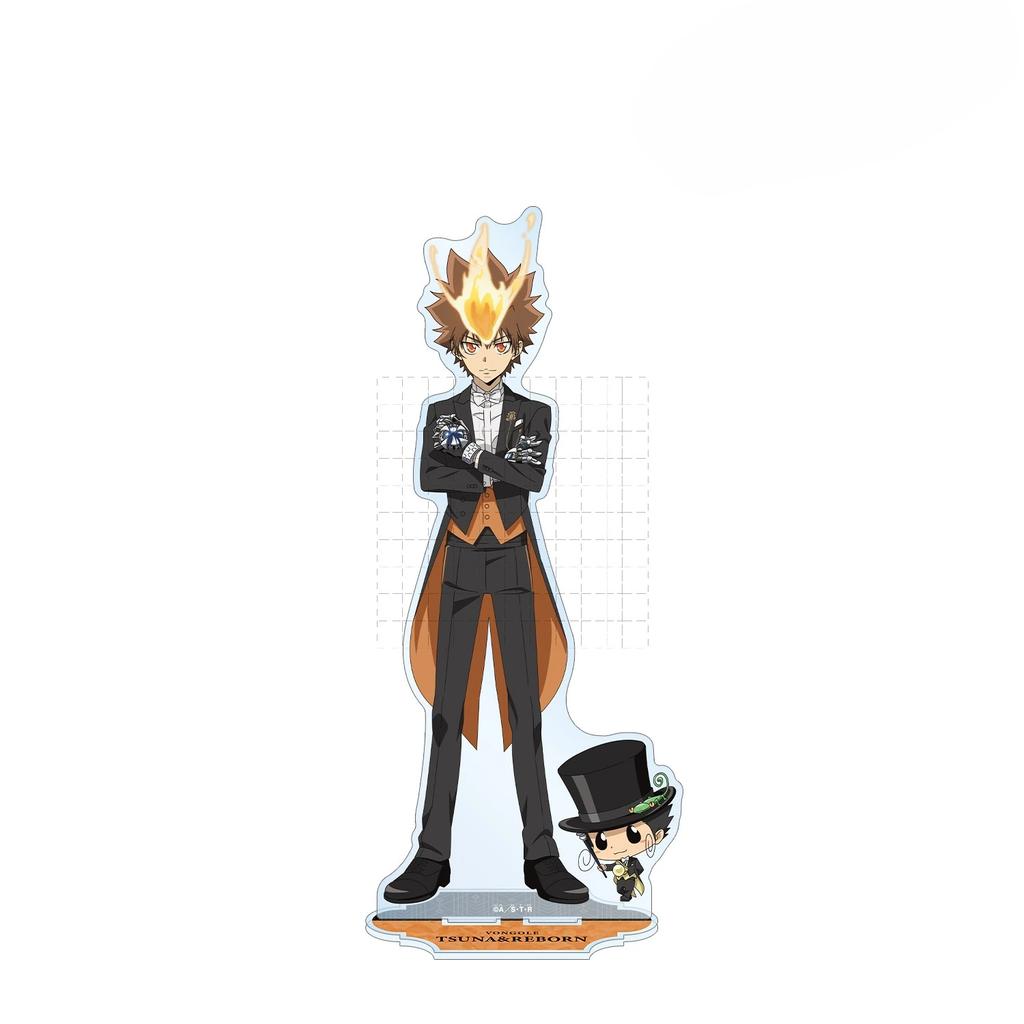 Game Sasagawa Ryouhei Gokudera Hayato Acrylic Stand Doll Anime Sawada Tsunayoshi Hibari Kyouya Figure Model Cosplay Toy for Gift